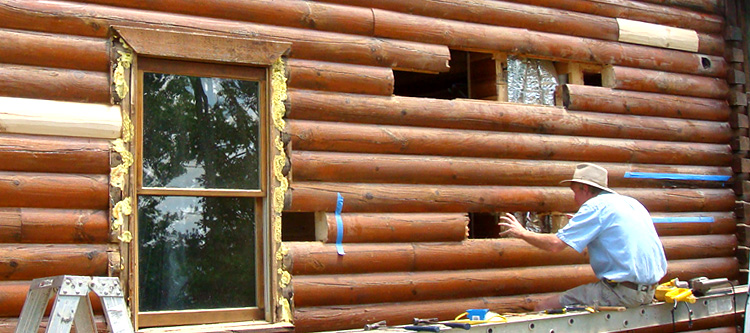 Log Home Repair Hoffman,  North Carolina